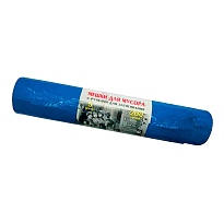 Мешки для мусора 200 л, с завязками, синие, в рулоне 5 шт., ПВД, 45 мкм, 1100х850 мм, Концепция Быта Vitalux, 604934 в Нижнем Новгороде