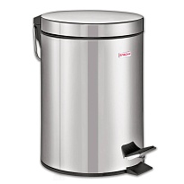 Ведро-контейнер для мусора (урна) с педалью LAIMA Classic, 12 л, зеркальное, нержавеющая сталь, со съемным внутренним ведром в Нижнем Новгороде