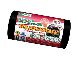 Мешки для мусора 180 л, ароматизированные, черные, в рулоне 25 шт., ПВД, 35 мкм, 1100х930 мм, НАДЕЖНЫЕ, 1802550 в Нижнем Новгороде