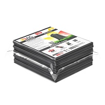 Мешки для мусора 160 л, серые, в пачке 10 шт., ПВД, 40 мкм, 900х1100 мм, i-Bag в Нижнем Новгороде