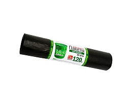 Мешки для мусора 120 л, серые, в рулоне 50 шт., ПНД, 16 мкм, 1100х700 мм, GRIFON, 101-015 в Нижнем Новгороде